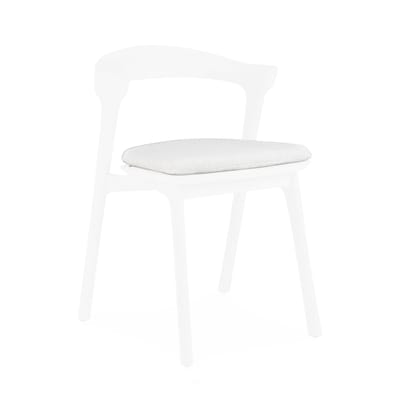Coussin d'assise Outdoor tissu blanc beige / Pour chaise de jardin Bok - Ethnicraft