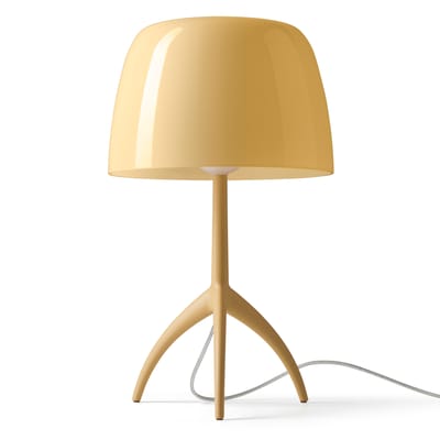 Lampe de table Lumière Nuances Grande verre jaune / H 45 cm - Foscarini