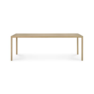 Table rectangulaire Air bois naturel / 220 x 95 cm - 8 personnes / Chêne - Ethnicraft