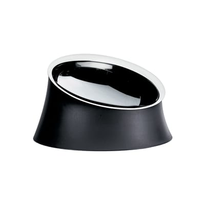 Gamelle Wowl métal plastique noir / pour chien - Ø 28 cm - Ergonomique - Alessi