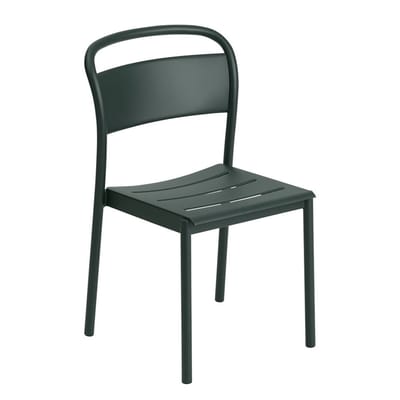 Chaise empilable Linear métal vert - Muuto