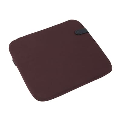 Galette de chaise Color Mix tissu rouge violet / 41 x 38 cm - Fermob