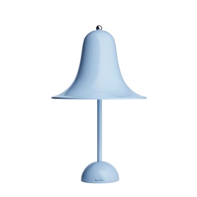 Lampe de table Pantop métal bleu / Ø 23 cm - Verner Panton (1980) - Verpan