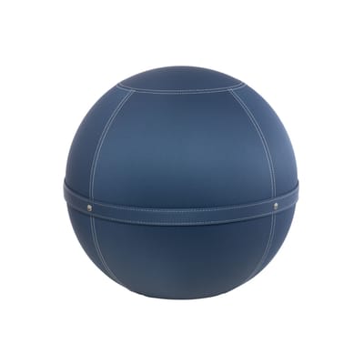 Pouf Ballon Outdoor Regular tissu bleu / Siège ergonomique - Pour l'extérieur - Ø 55 cm - BLOON PARI