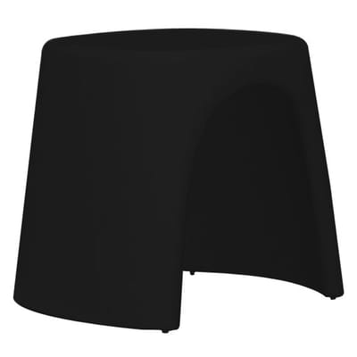 Tabouret empilable Amélie plastique noir - Slide