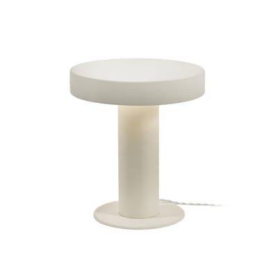 Lampe de table Clara 03 céramique blanc beige / Grès - Ø 29,8 x H 34,5 cm - Serax
