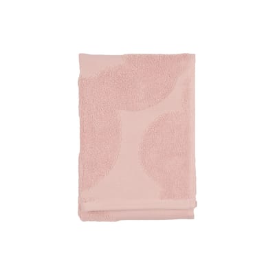marimekko - serviette de toilette serviettes en tissu, coton éponge couleur rose 10 x cm designer maija isola made in design