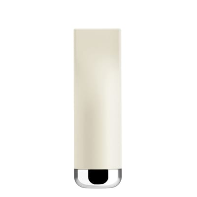 alessi - salière pizzico en plastique, silicone couleur blanc 14.42 x 10 cm designer busetti garuti redaelli made in design