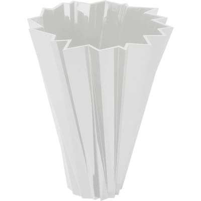 Vase Shanghai plastique blanc / Mario Bellini, 2012 - Kartell