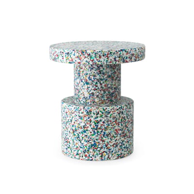 Normann Copenhagen - Stool Bit - Multicoloured - Recycle Polyethylene - Designer Simon Legald Small