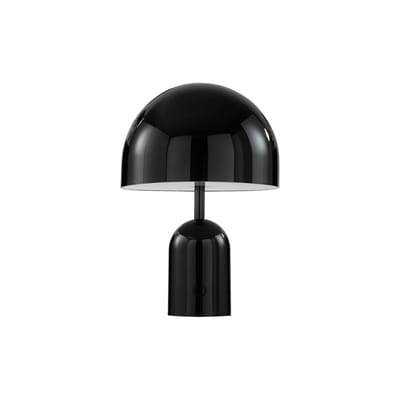 Lampe sans fil rechargeable Bell Portable LED métal noir / H 28 cm - Tom Dixon