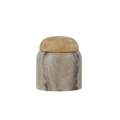 Bocal Payana pierre beige / Marbre - Ø 6 x H 7 cm - Bloomingville