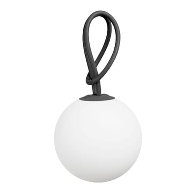 fatboy - lampe extérieur sans fil rechargeable bolleke en plastique, silicone couleur gris 100 x 30 cm designer nathalie schellekens made in design