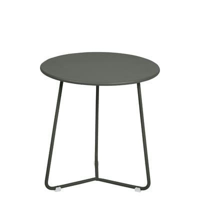 Table d'appoint Cocotte métal vert gris / Tabouret - Ø 34 x H 36 cm - Fermob
