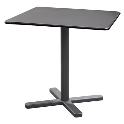 Table pliante Darwin noir métal / 80 x 80 cm - Emu