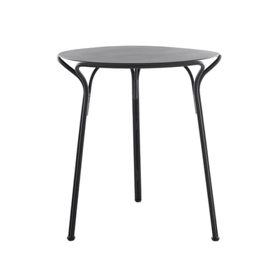 Table ronde HiRay métal noir / Ø 65 cm - Kartell