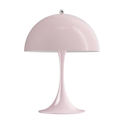 Lampe de table Panthella 250 plastique rose / LED - Ø 25 x H 33,5 cm / Verner Panton, 1971 - Louis P
