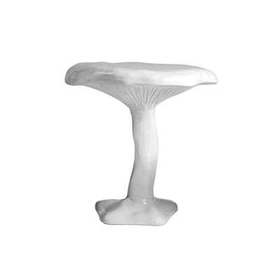 Table ronde Amanita blanc / Fibre de verre - Ø 70 x H 73 cm - Seletti