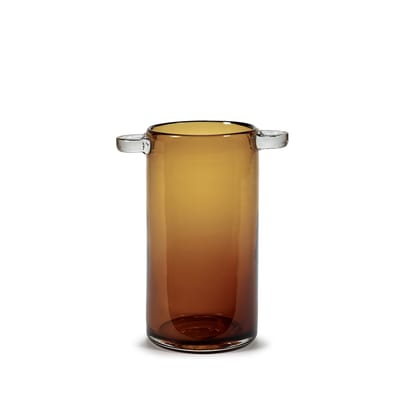 Vase Wind & Fire verre orange / Ø 11,5 x H 24 cm - Serax