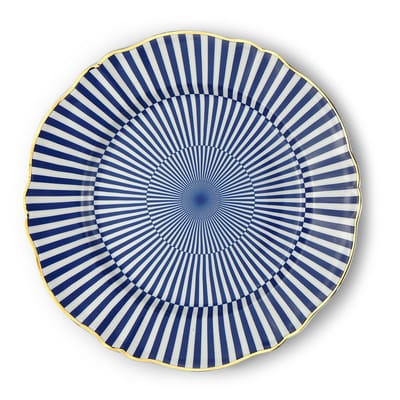 Produit : Bitossi Home - Assiette Vaisselle - Bleu - Porcelaine - Designer La Tigre