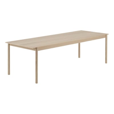 Table rectangulaire Linear WOOD bois naturel /260 x 90 cm - Muuto