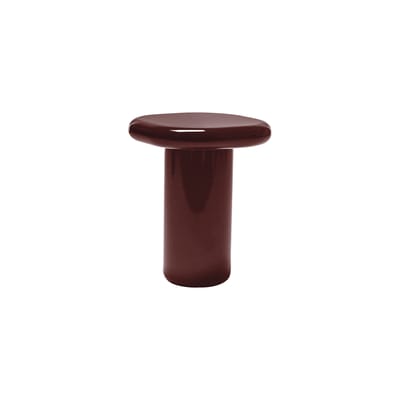Table basse Bilbao bois rouge / 50 x 50 x H 59 cm - Mogg