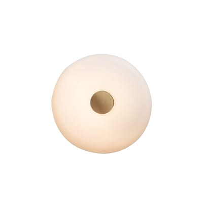 Applique Tropico Piccola LED verre blanc / Plafonnier - Ø 24 cm / Verre soufflé - Fontana Arte