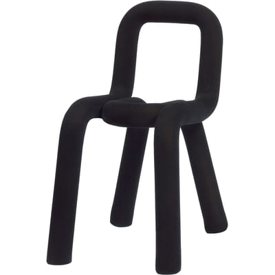 Housse de chaise tissu noir / Pour chaise Bold - Moustache
