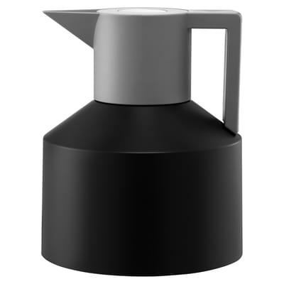 normann copenhagen - pichet isotherme en plastique couleur noir 18 x 17 20 cm designer nicholai wiig-hansen made in design