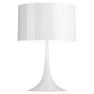 Lampe de table Spun Light T1 métal blanc / H 57 cm - Flos