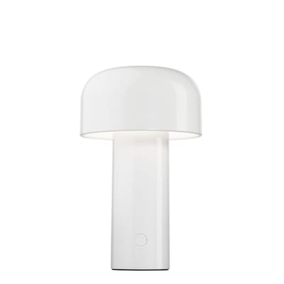 Lampe sans fil rechargeable Bellhop plastique blanc / USB - Barber & Osgerby, 2018 - Flos
