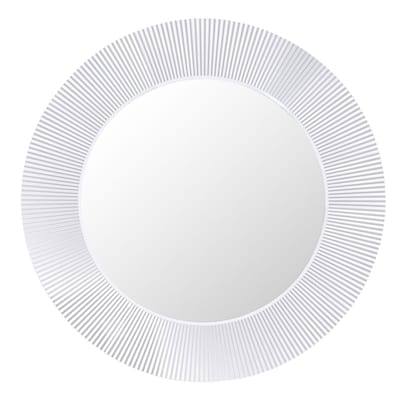 Miroir lumineux All Saints plastique transparent LED / Ø 78 cm - Kartell