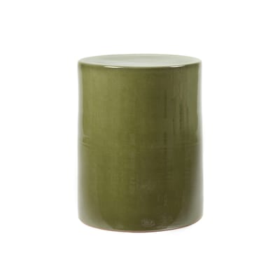 Serax Green - Stool Pawn - Enamled Terracotta - Designer Marie Michielssen Size 37