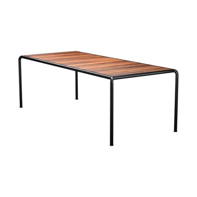 Table rectangulaire Avanti bois naturel / 222 x 98 cm - Frêne thermo-traité - Houe