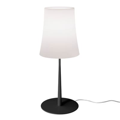 Lampe de table Birdie Easy Large plastique noir / H 62 cm - Foscarini