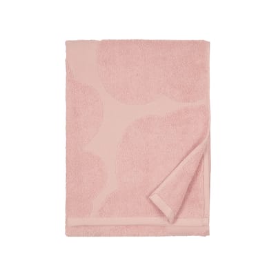 marimekko - serviette de toilette serviettes en tissu, coton éponge couleur rose 10 x cm designer maija isola made in design