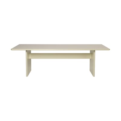 Table rectangulaire Rink Large bois beige / 240 x 90 cm - Ferm Living