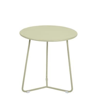 Table d'appoint Cocotte métal vert / Tabouret - Ø 34 x H 36 cm - Fermob