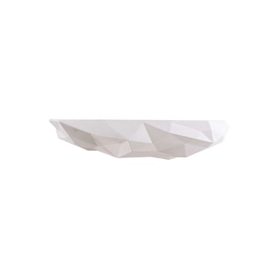 seletti - etagère space rock - blanc - 37.7 x 16.8 x 7.9 cm - designer diesel creative team - plastique, résine
