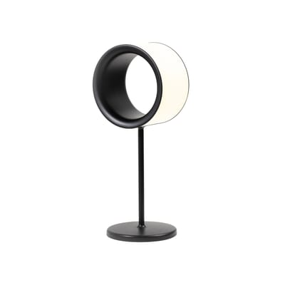 Lampe de table Lost LED plastique blanc noir / Ø 17,5 x H 40.5 cm - Magis