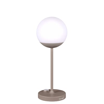 Lampe extérieur sans fil rechargeable Mooon! LED métal plastique gris / H 41 cm - USB - Fermob