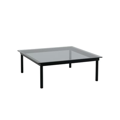 Table basse Kofi verre noir / 100 x 100 cm - Hay