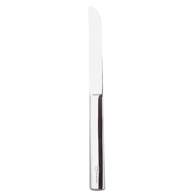 alessi - couteau à dessert rundes modell en métal, acier inoxydable 18, 10 couleur métal 18 x 22.89 cm designer josef  hoffmann made in design
