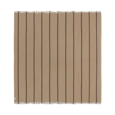 ferm living - couverture de pique-nique yard beige 22.89 x cm tissu, coton biologique