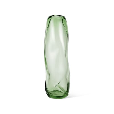 Vase Water Swirl Tall verre vert / Verre recyclé soufflé bouche - Ø 16 x H 47 cm - Ferm Living