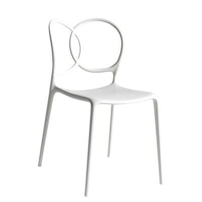 Chaise empilable Sissi Outdoor plastique blanc - Driade