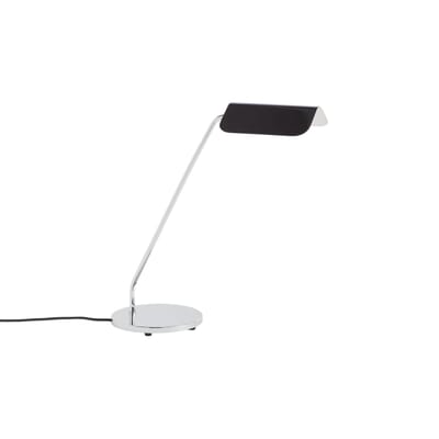 Lampe de table Apex métal noir / H 38 cm - Orientable - Hay
