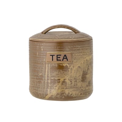 Bocal hermétique Aeris Tea céramique marron / 75 cl - Bloomingville