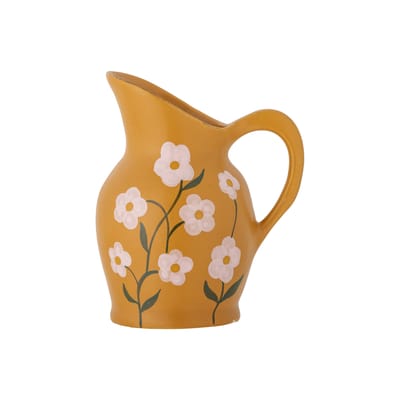bloomingville - carafe vaisselle en céramique, grès couleur orange 13 x 22 cm made in design