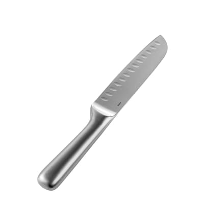 Couteau Santoku Mami métal / Petit - L 26 cm - Alessi